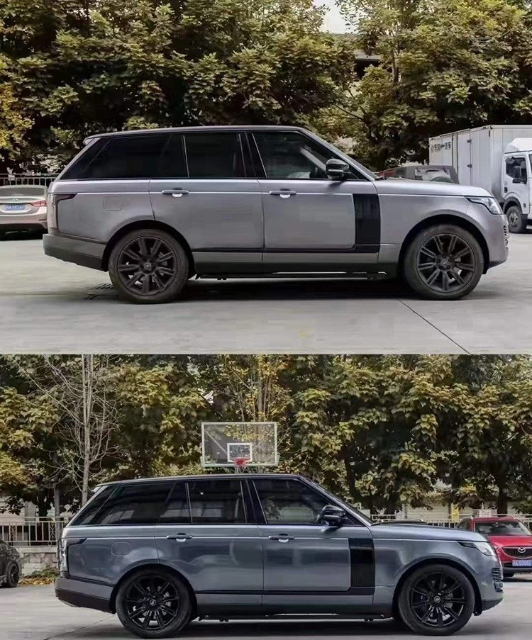 Comparison of Land Rover Executive Side Appearance Before and After the Upgrade