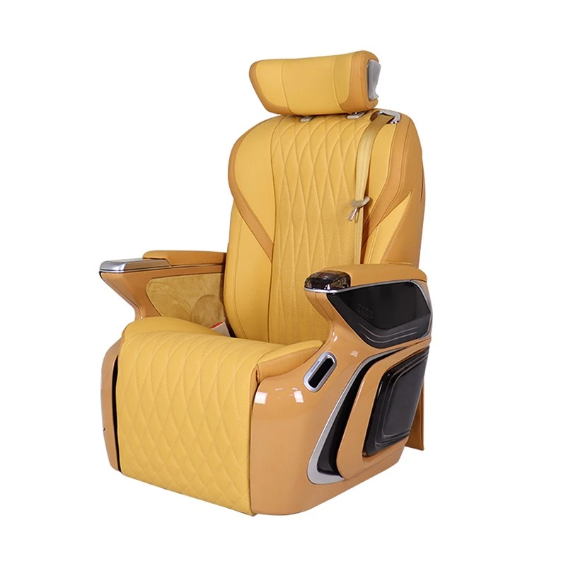 van seat with seatbelts